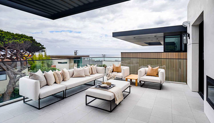 ایده چیدمان و طراحی بالکن به سبک مدرن