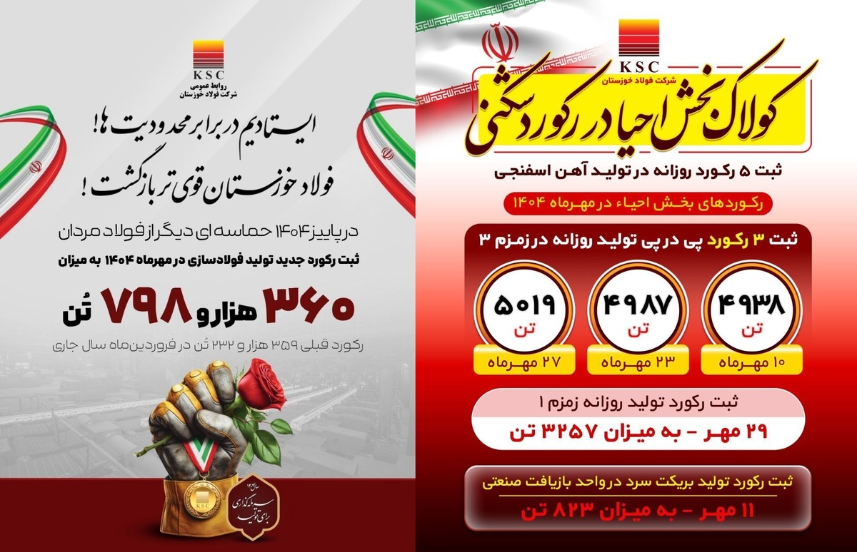 روایت بلوغ صنعتی در فولاد خوزستان