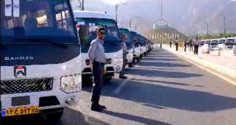 نوسازی ناوگان حمل و نقل کارکنان منطقه گل گهر  با هدف حفظ ایمنی کارکنان و کاهش حوادث جاده ای
